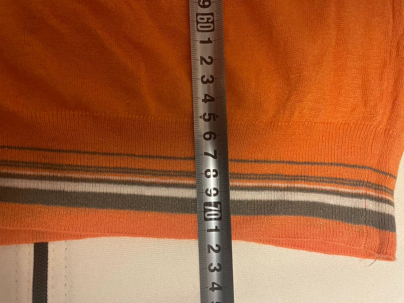 Hermes Short Sleeve Polo Shirt in Orange