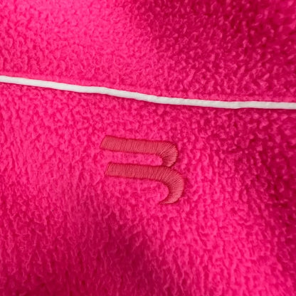 Balenciaga Pink Fleece Zip-Up Jacket