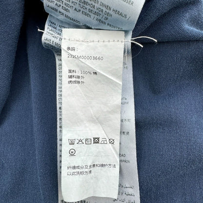 Maison Margiela Blue Logo Short Sleeve Tee