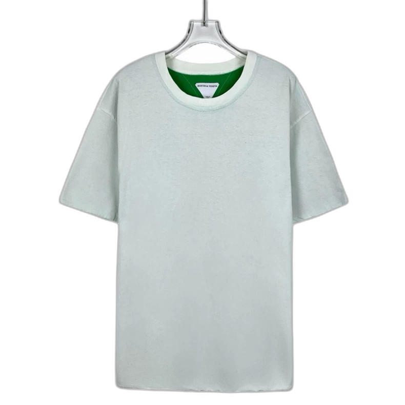 Bottega Veneta White Cotton Short Sleeve T-Shirt