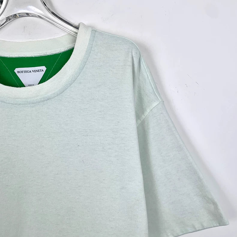 Bottega Veneta White Cotton Short Sleeve T-Shirt