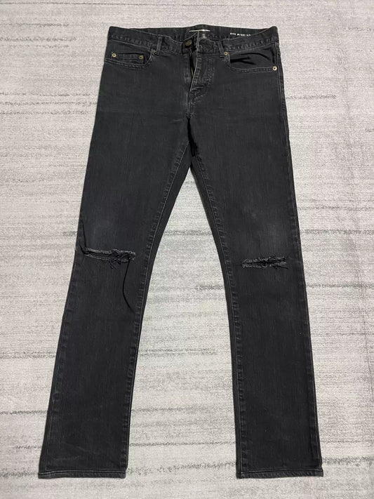 Saint Laurent 14FW Knife Cut Jeans for the First Generation