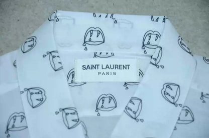 Saint Laurent's first bloody tooth shirt shirt