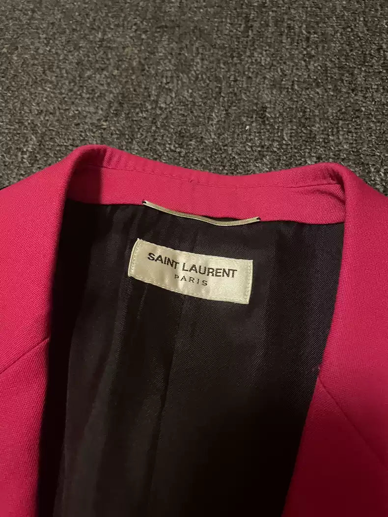Saint laurent slp pink suit