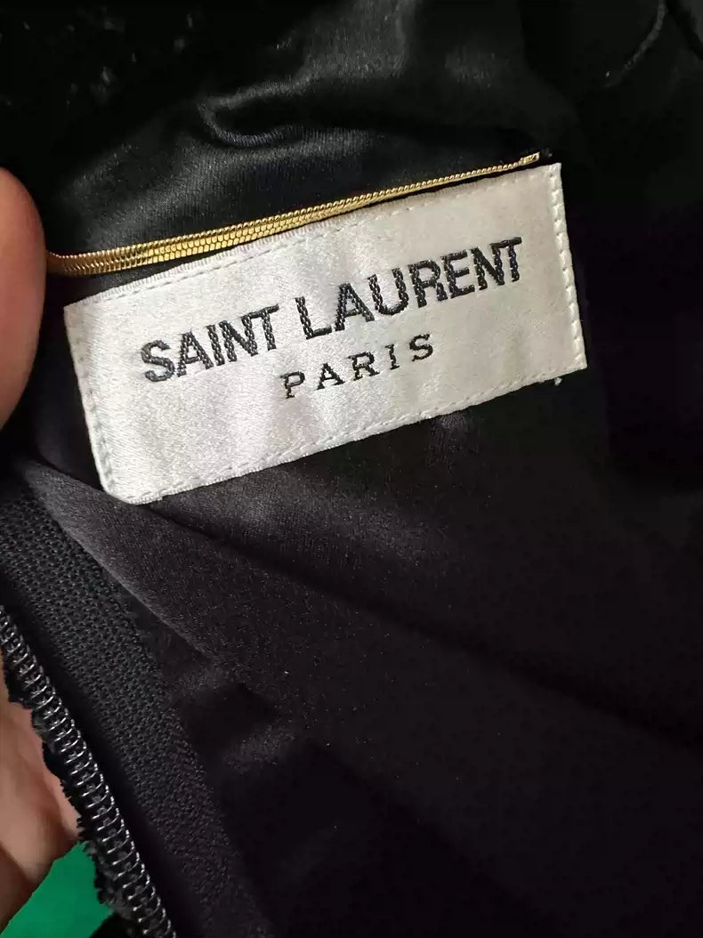 Saint Laurent Paris Fashion black dress