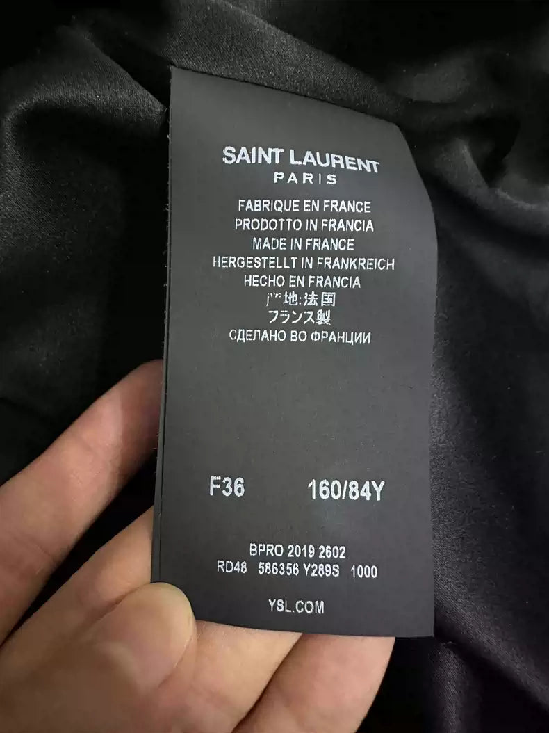 Saint Laurent Paris Fashion black dress