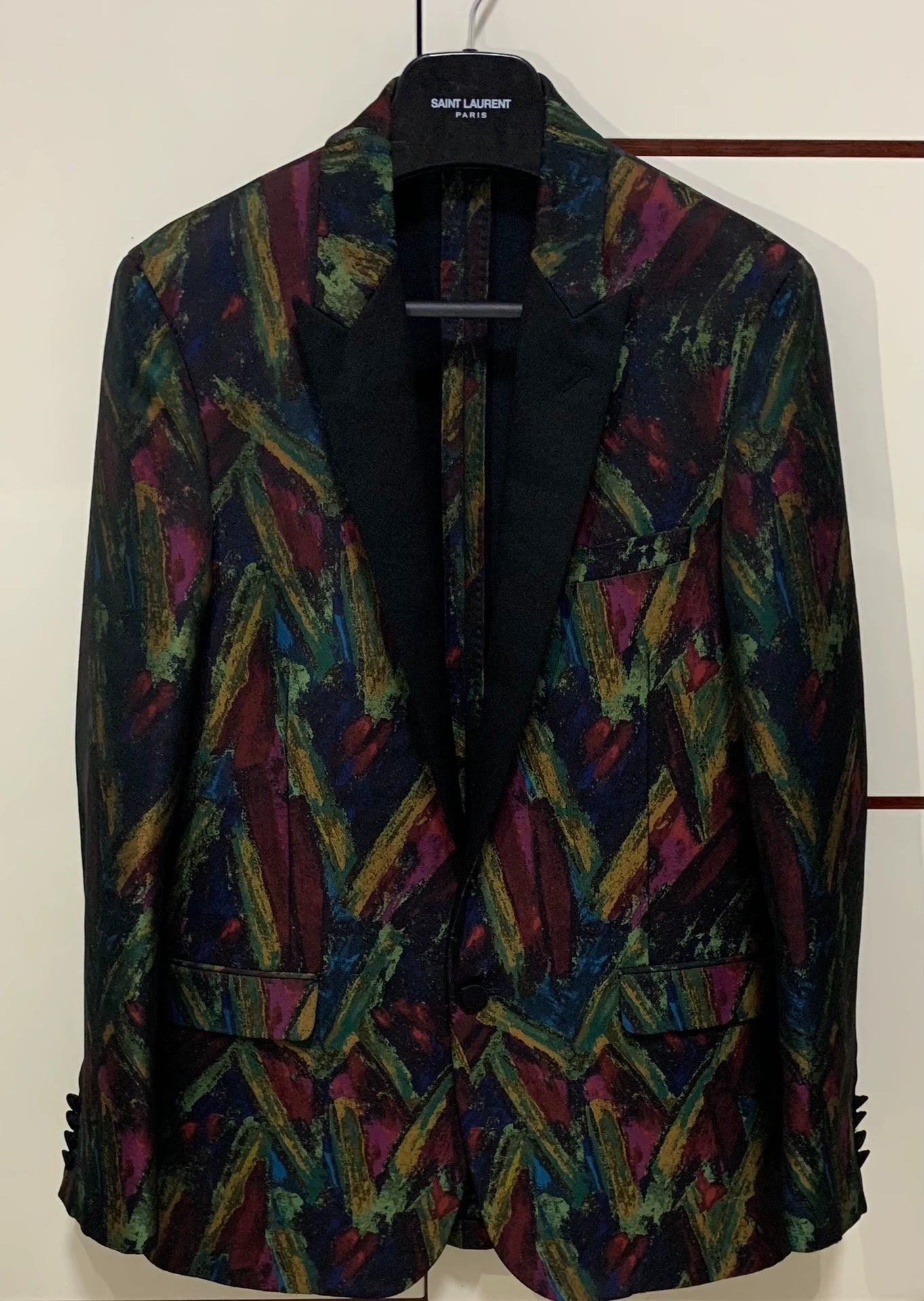 Saint Laurent ParisOil painting style suit jacket