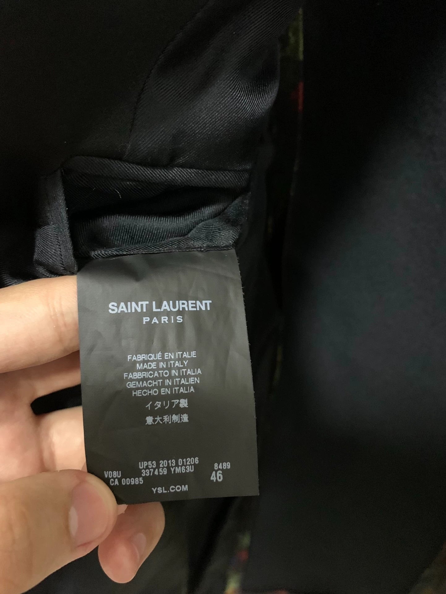 Saint Laurent ParisOil painting style suit jacket