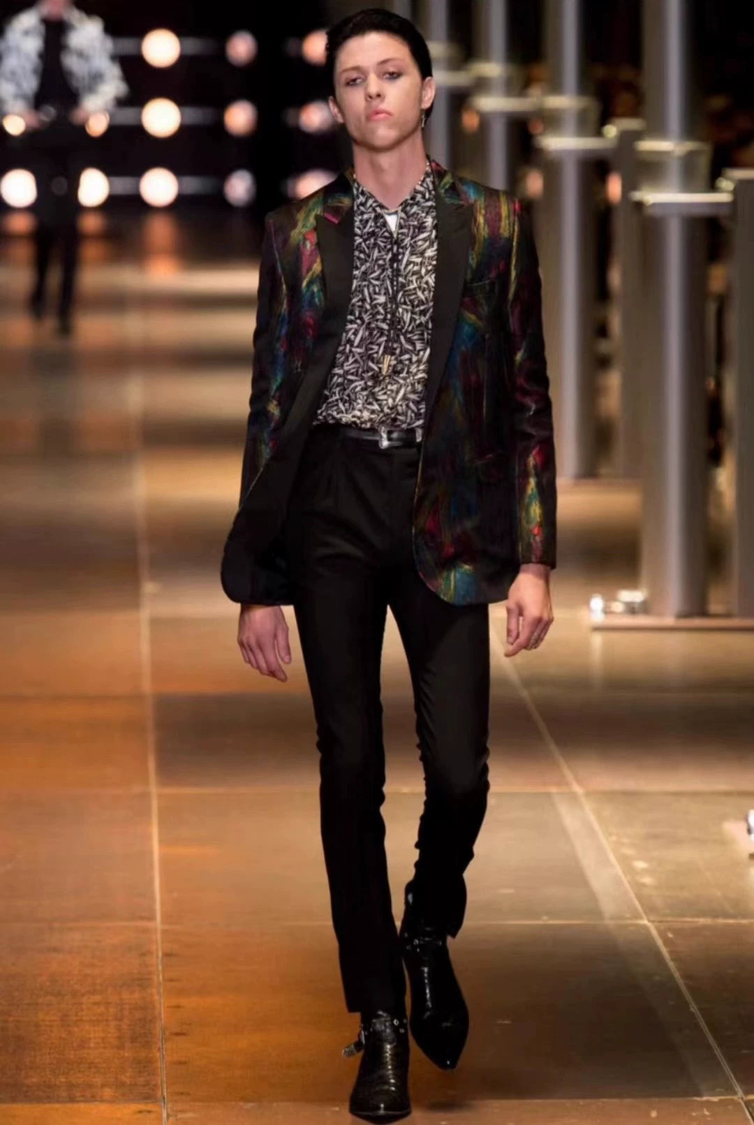 Saint Laurent ParisOil painting style suit jacket