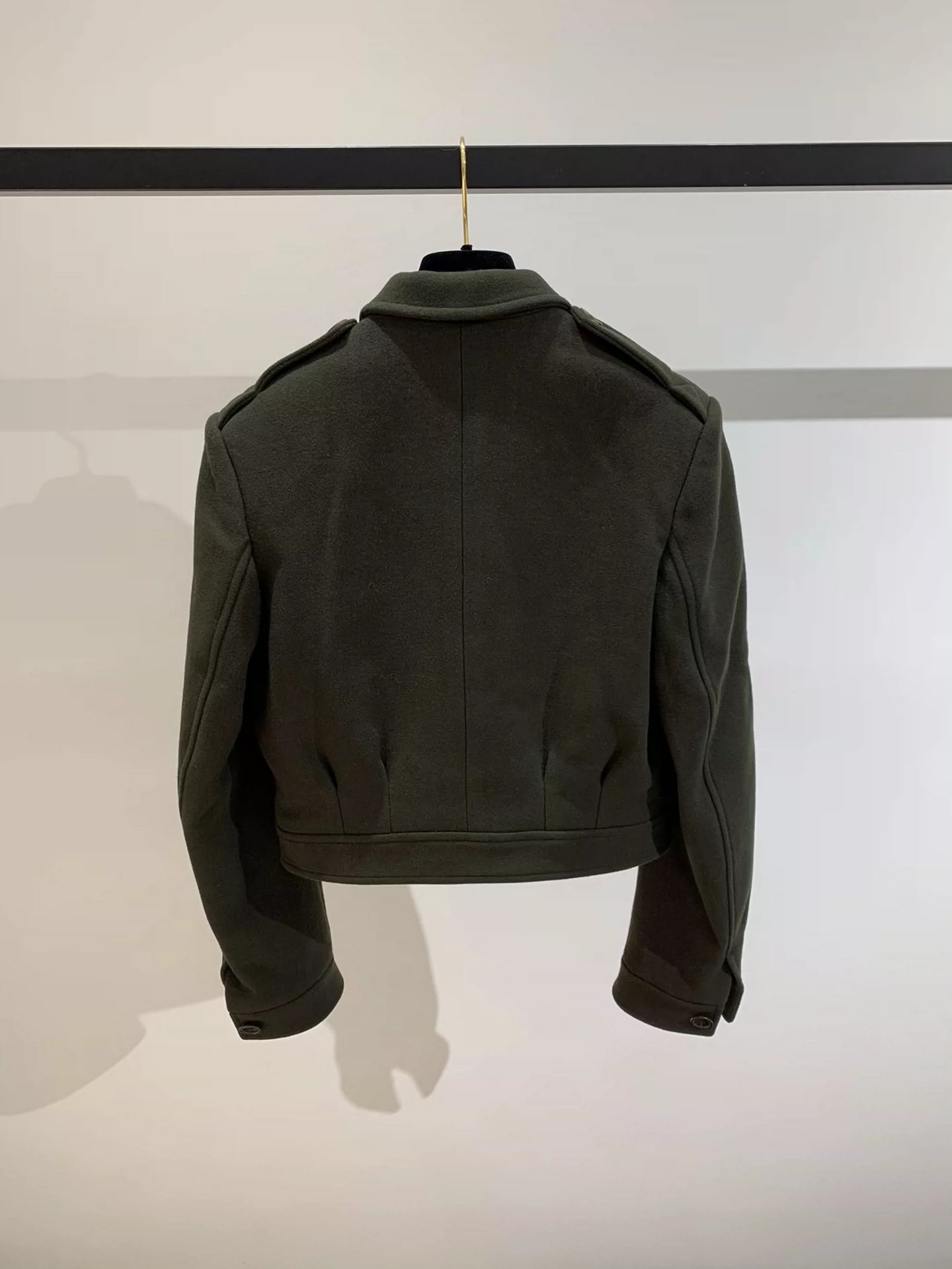 Saint Laurent Paris Dark green wool jacket