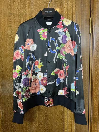 Saint Laurent Paris 16fw floral jacket