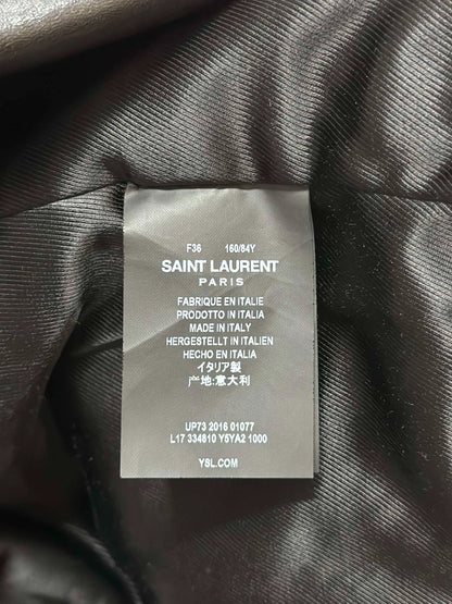 Saint Laurent Paris leather clothing