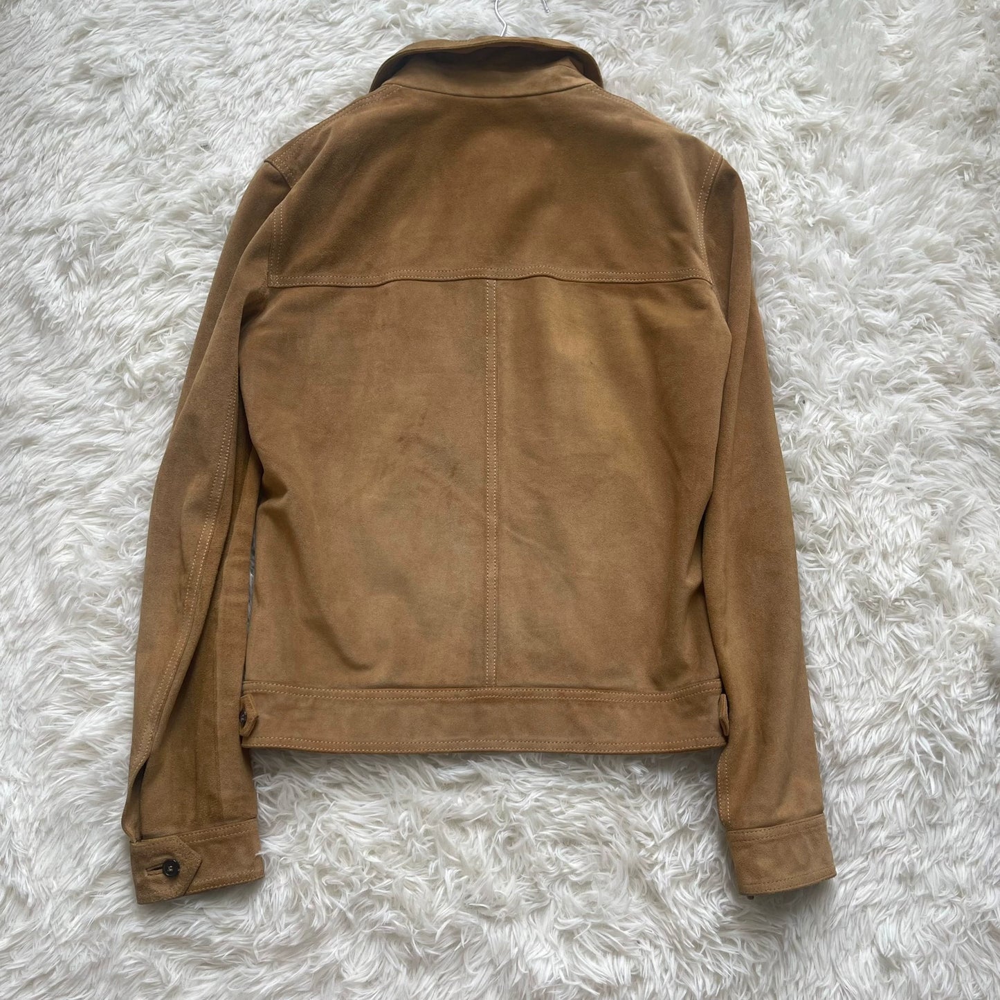 Saint Laurent Paris 14AW suede leather jacket