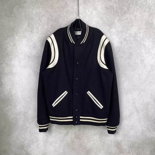 Saint Laurent Paris baseball jacket