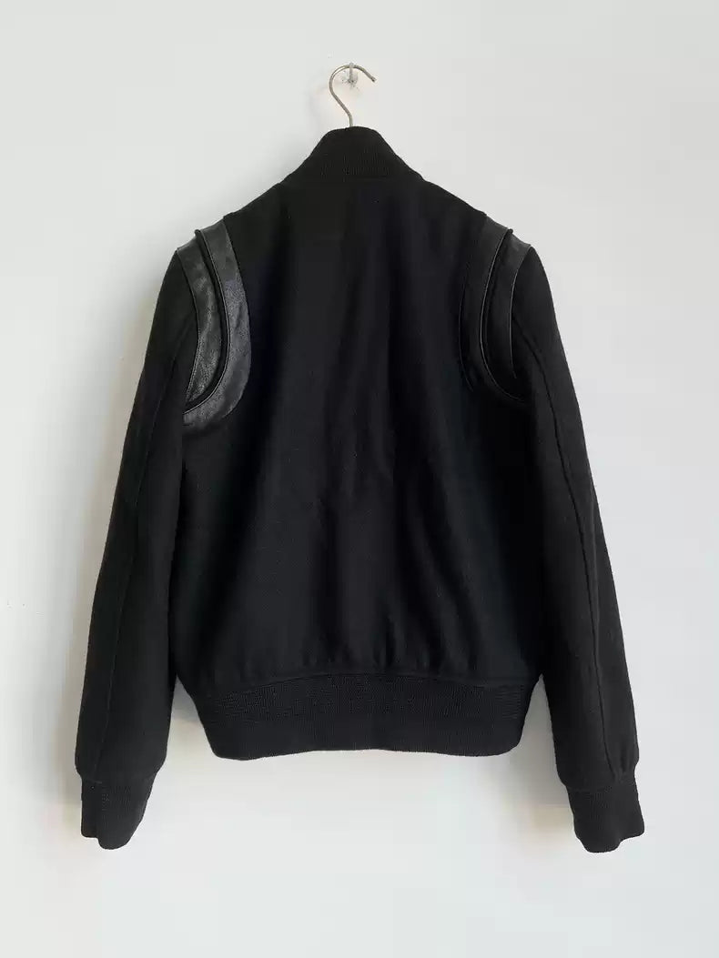 Saint Laurent Paris Wool baseball jacket