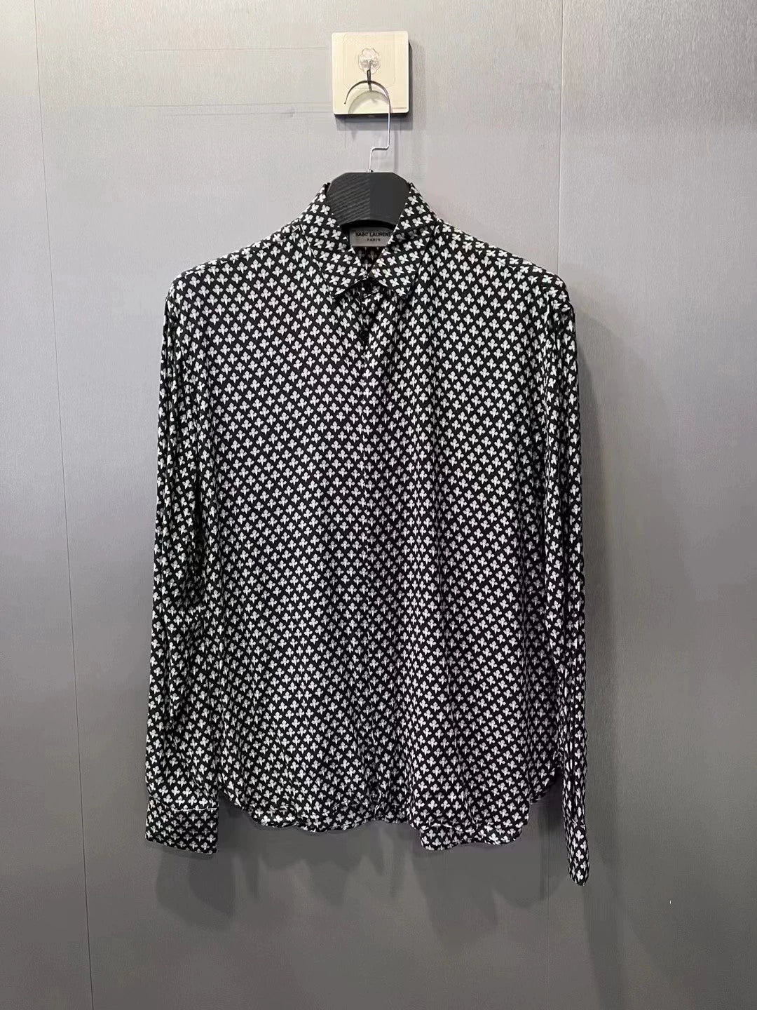 Saint Laurent Paris Diamond printed shirt