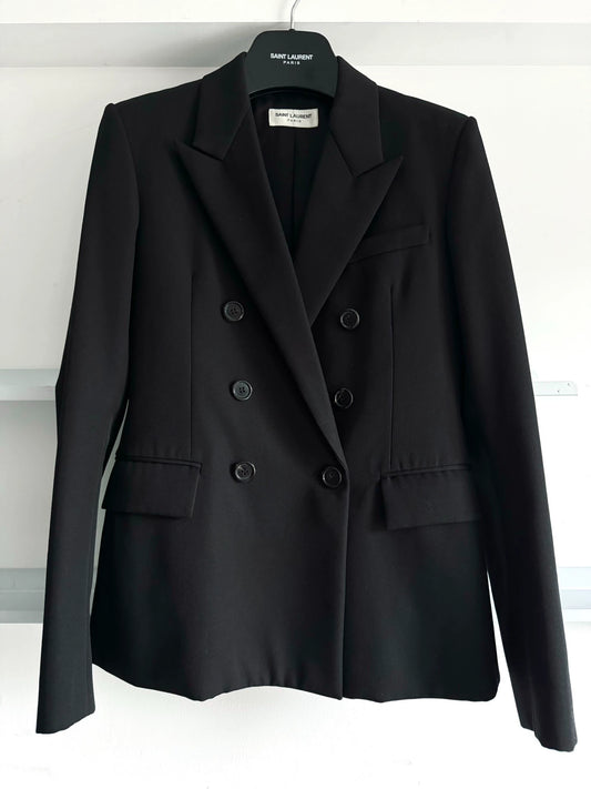 Saint Laurent Paris Double breasted suit jacket