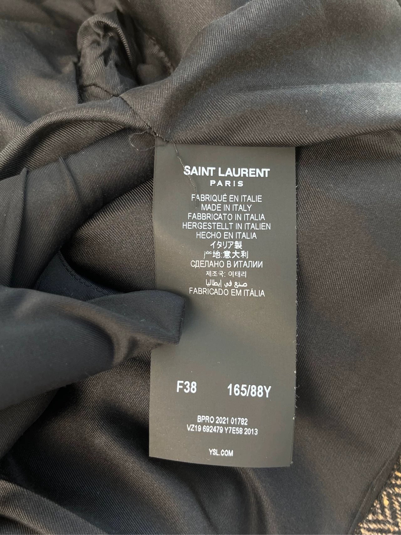 Saint Laurent Paris Shorts, suit jacket