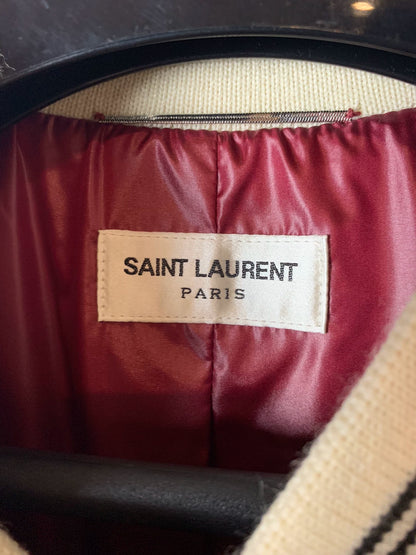 Saint Laurent Paris Red baseball jacket