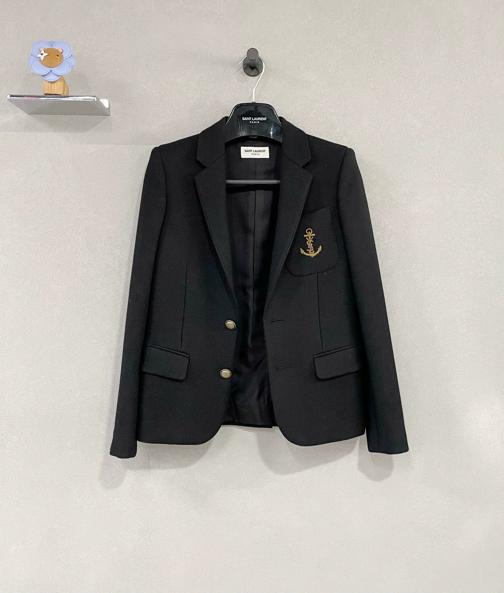 Saint Laurent Paris Anchor suit jacket