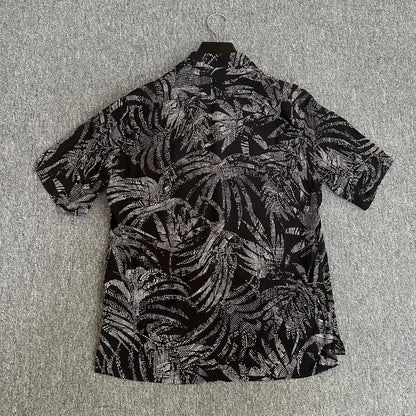 Saint Laurent Paris Coconut tree short sleeved shirt