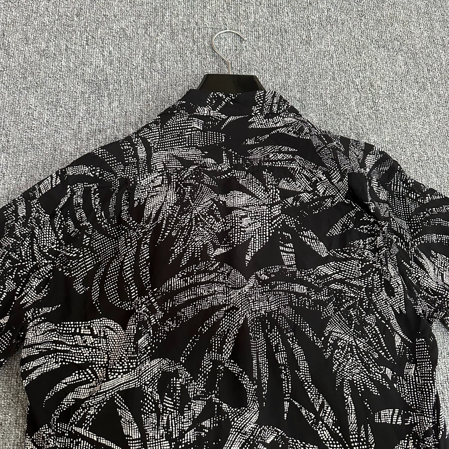 Saint Laurent Paris Coconut tree short sleeved shirt