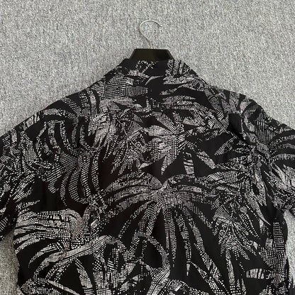 Saint Laurent Paris Coconut tree short sleeved shirt