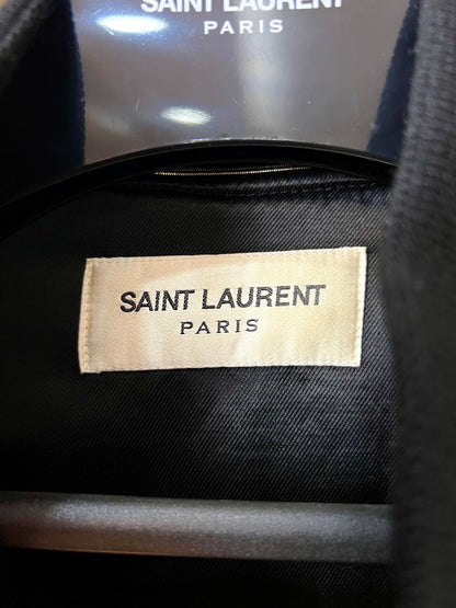 Saint Laurent Paris 15fw rhinestone ray velvet jacket