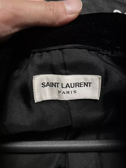 Saint Laurent Paris Double breasted smoking jacket