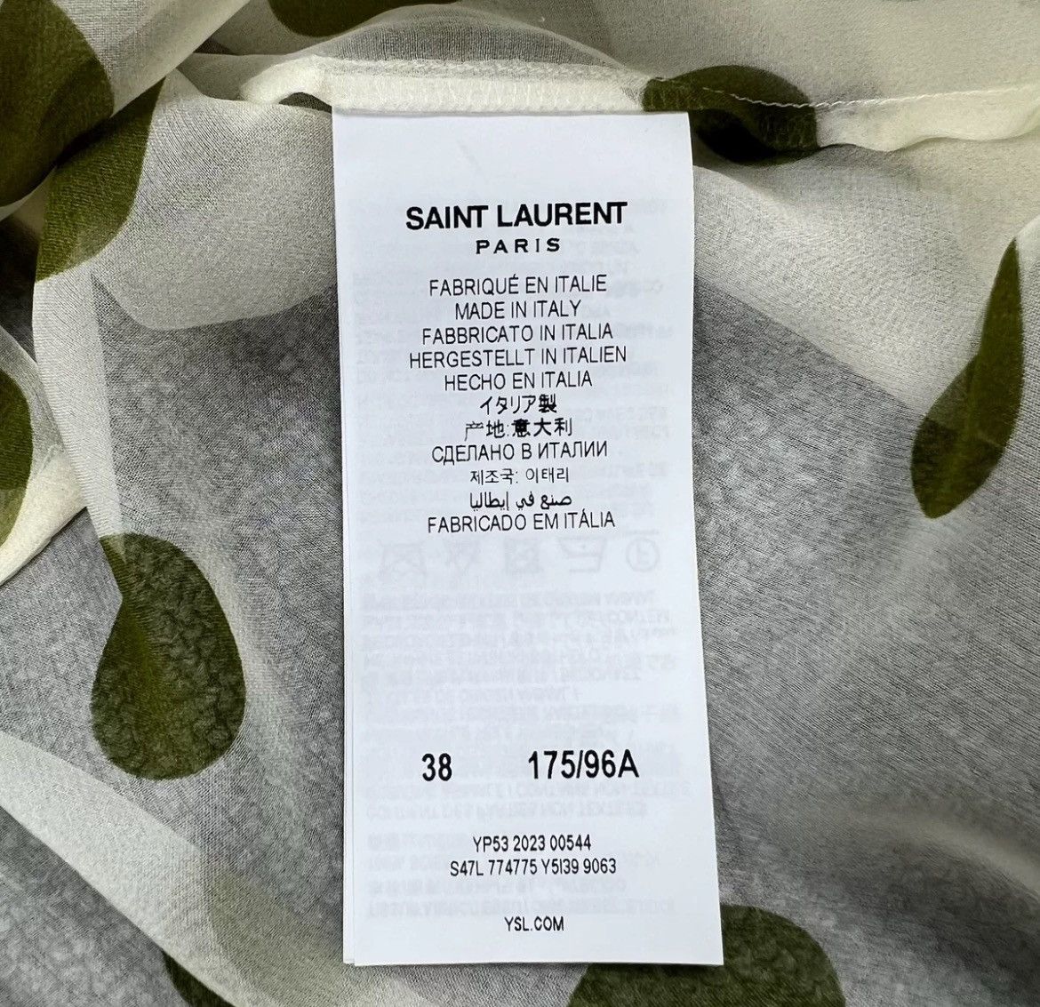 Saint Laurent SLP 24SS Mulberry Silk Shirt - DMC