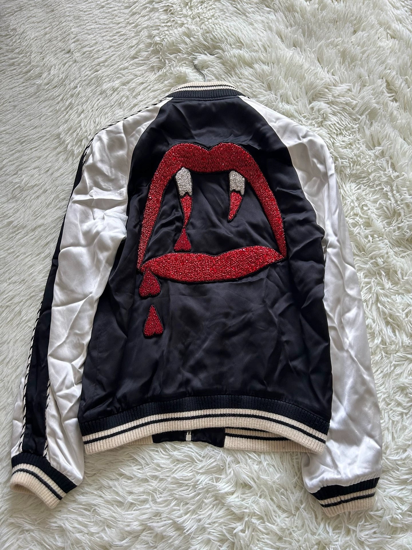 Saint Laurent ParisBloodtooth baseball jacket