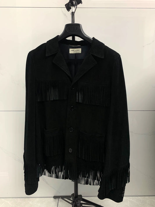 Saint Laurent Paris Tassel leather jacket