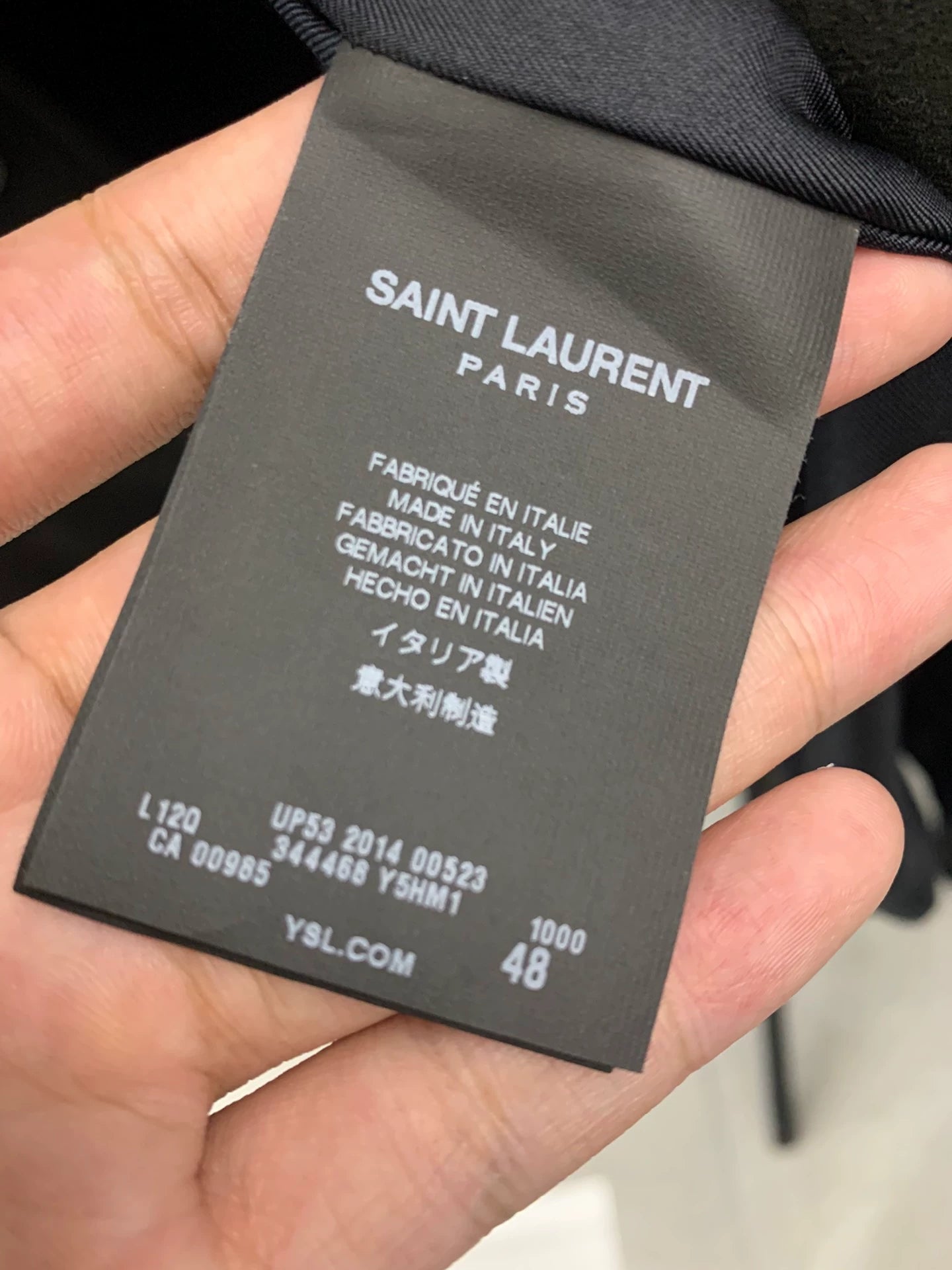 Saint Laurent Paris Tassel leather jacket