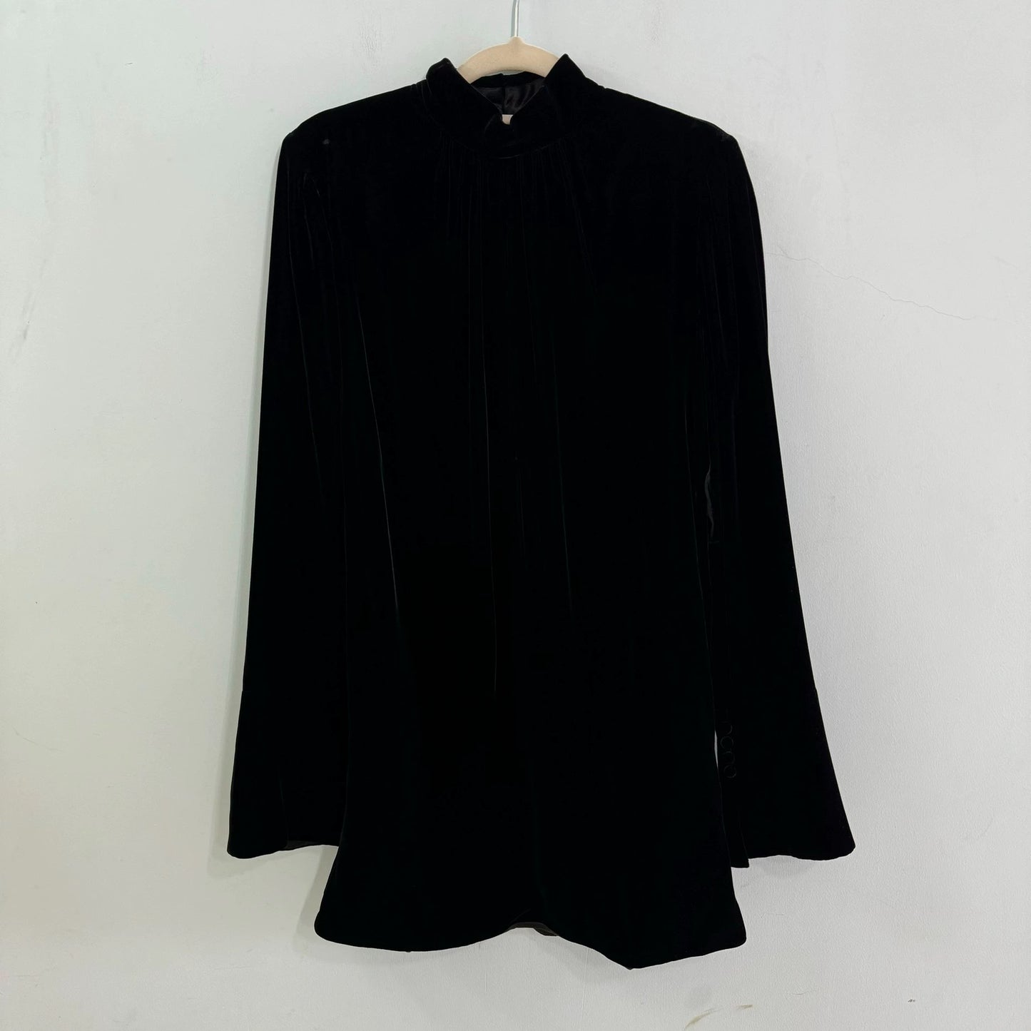 Saint Laurent Paris Black velvet dress