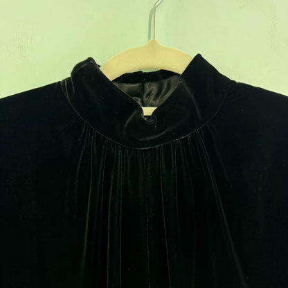 Saint Laurent Paris Black velvet dress