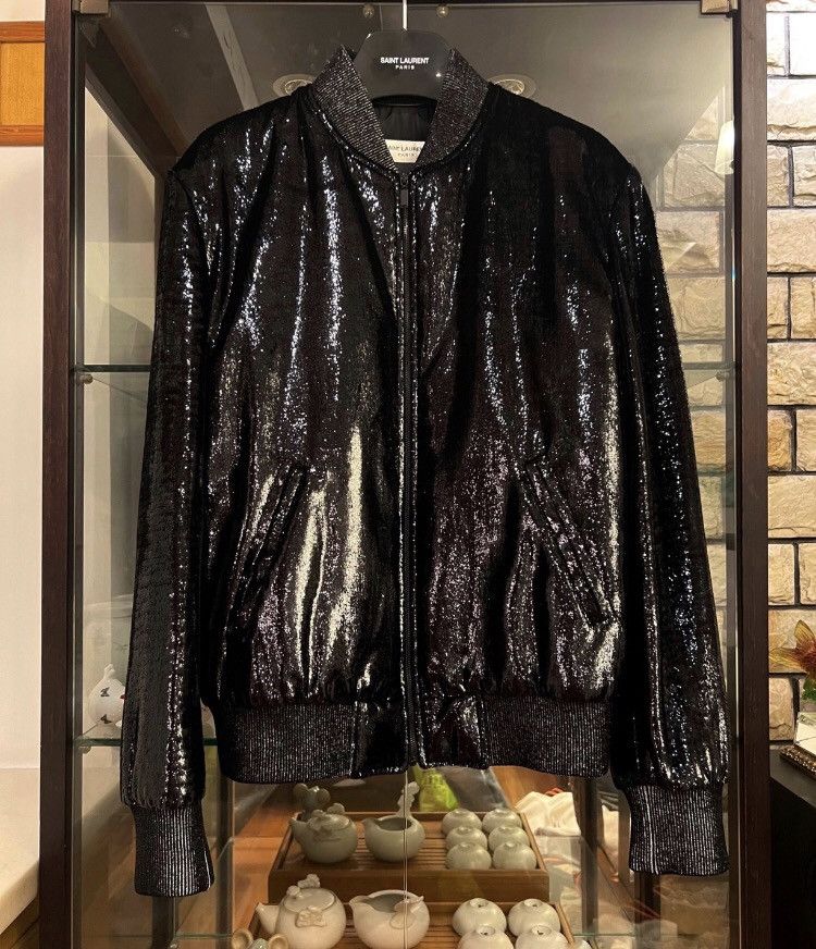 Saint Laurent SLP Black Flake Jacket - DMC