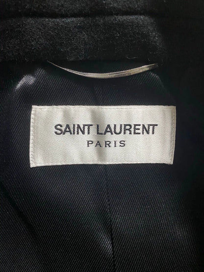 Saint Laurent Paris 18FW sword collar double breasted coat