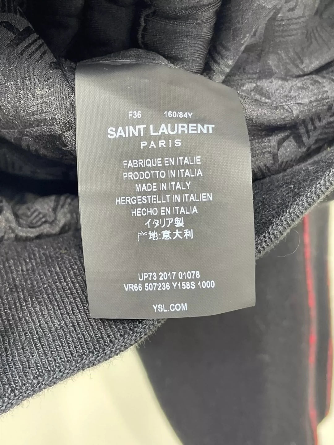 Saint Laurent Paris Fleece Jacket