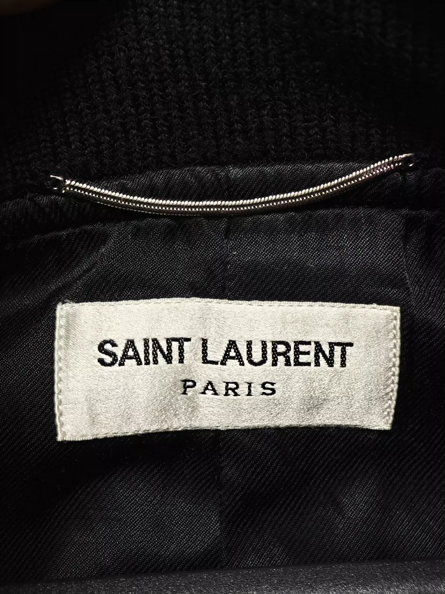 Saint Laurent Paris Boy Scout Embroidered Baseball Jacket