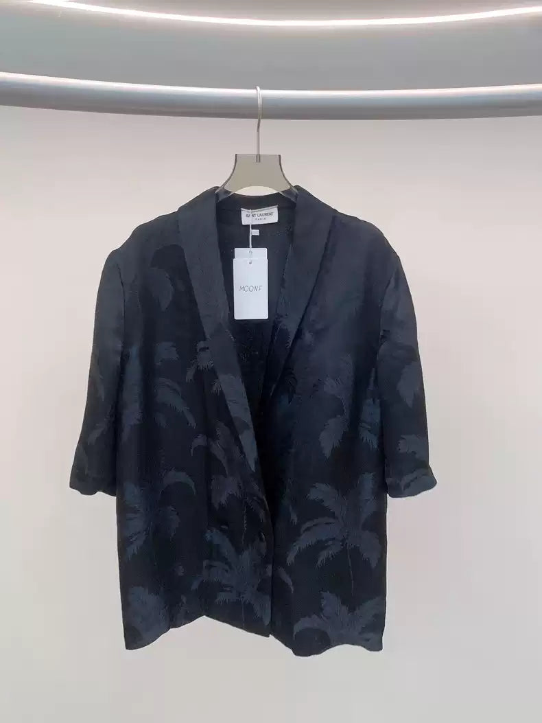 Saint Laurent Paris Black silk shirt