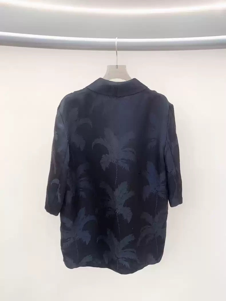 Saint Laurent Paris Black silk shirt