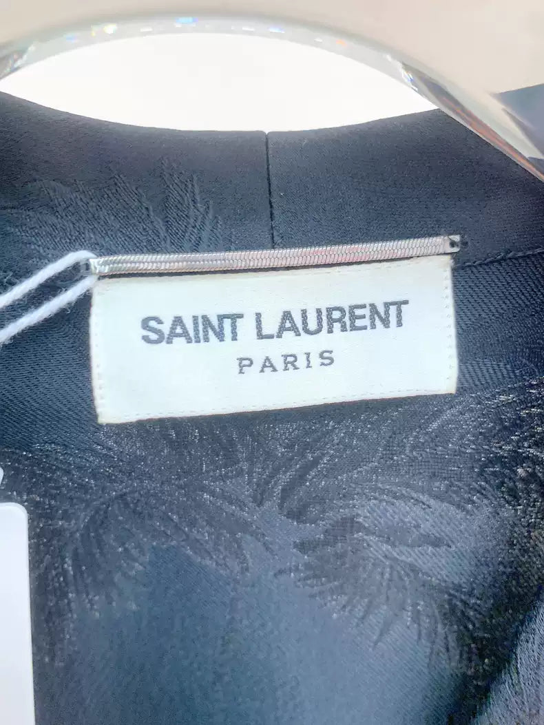 Saint Laurent Paris Black silk shirt