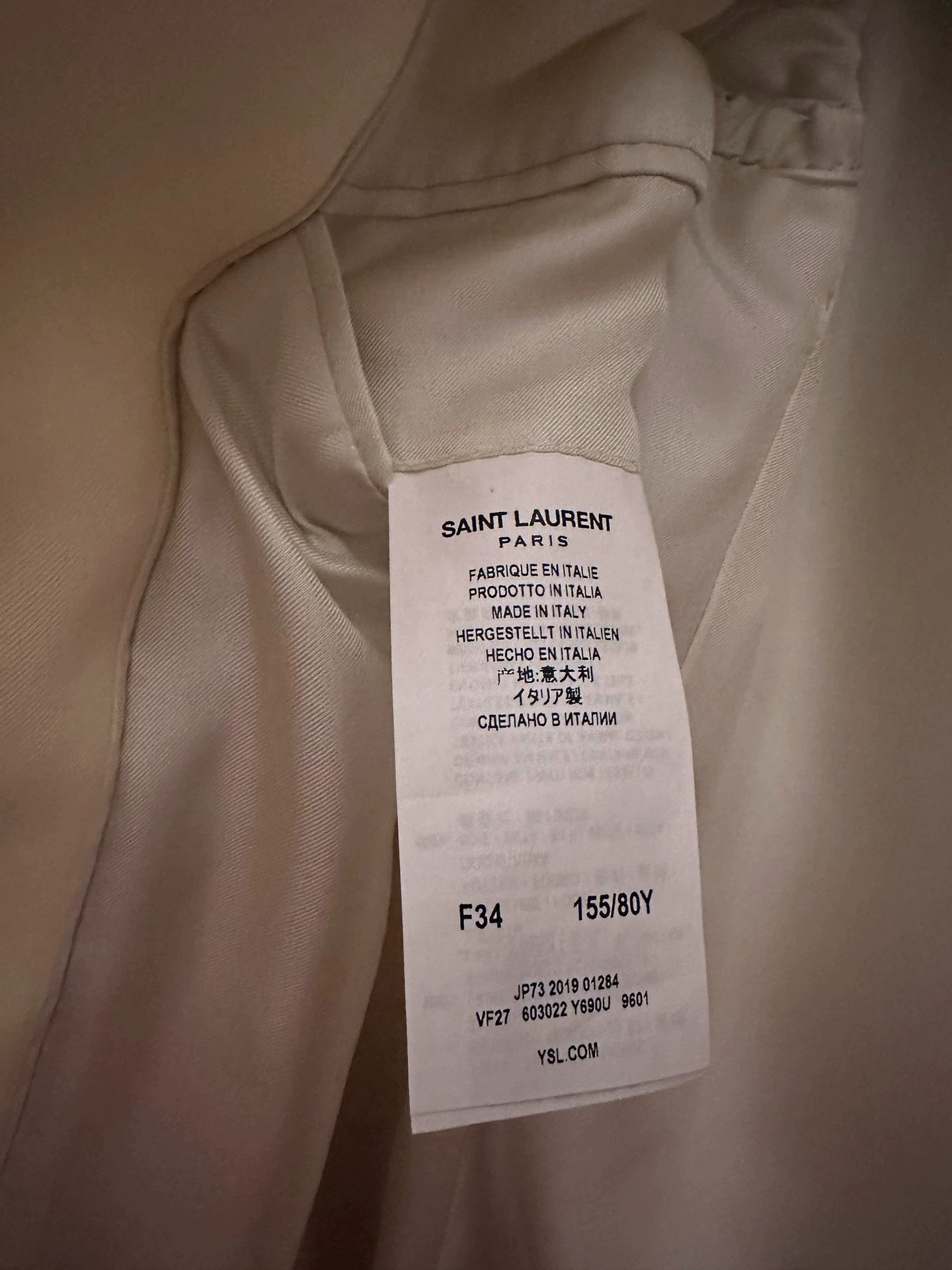 Saint Laurent Paris Women's autumn and winter jacket