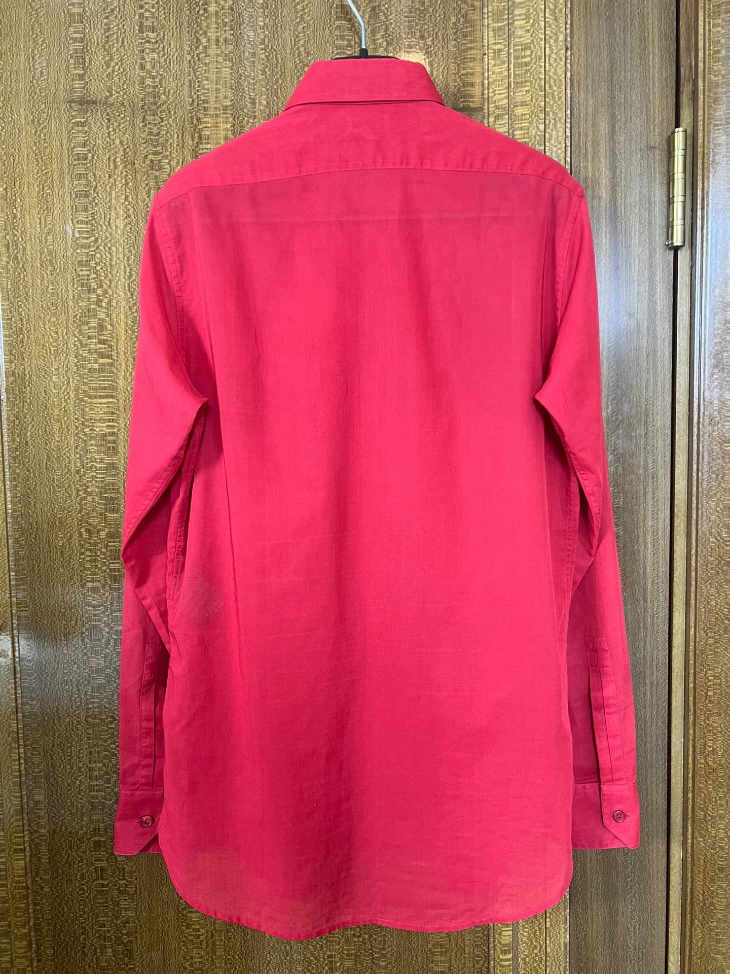 Saint Laurent Paris13th year organza red organ shirt