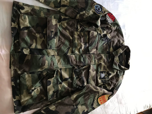 Saint Laurent Paris Camouflage jacket
