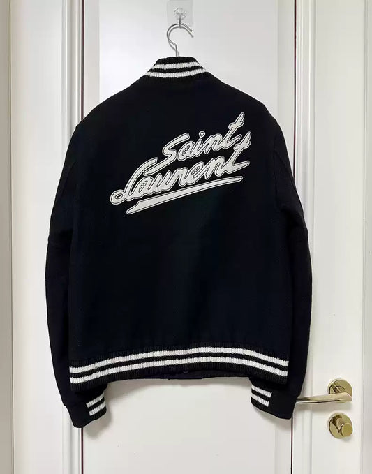 Saint Laurent Paris baseball uniform