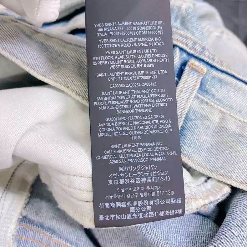 Saint Laurent Paris Make vintage jeans