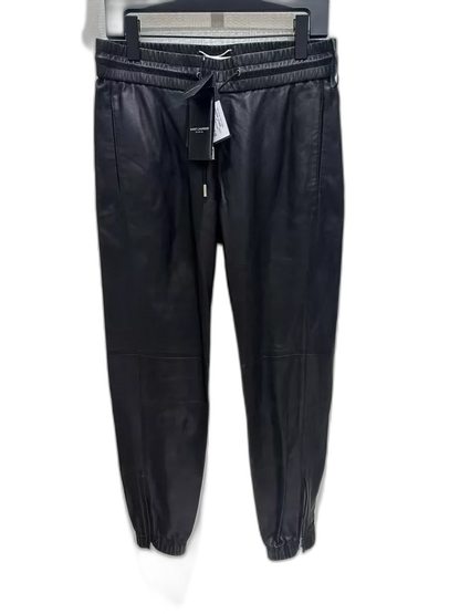 SAINT LAURENT lambskin sweatpants-zp