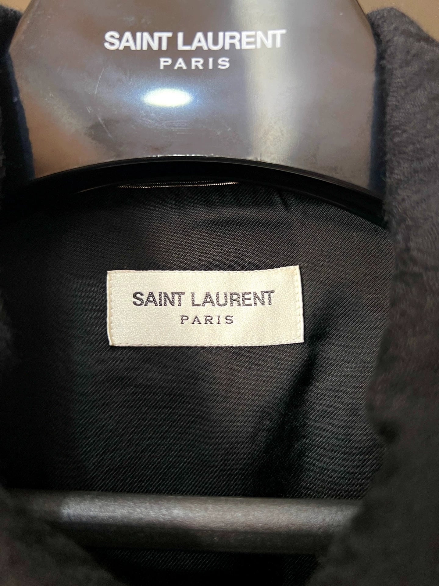 Saint Laurent Paris 19ss wool carved jacket