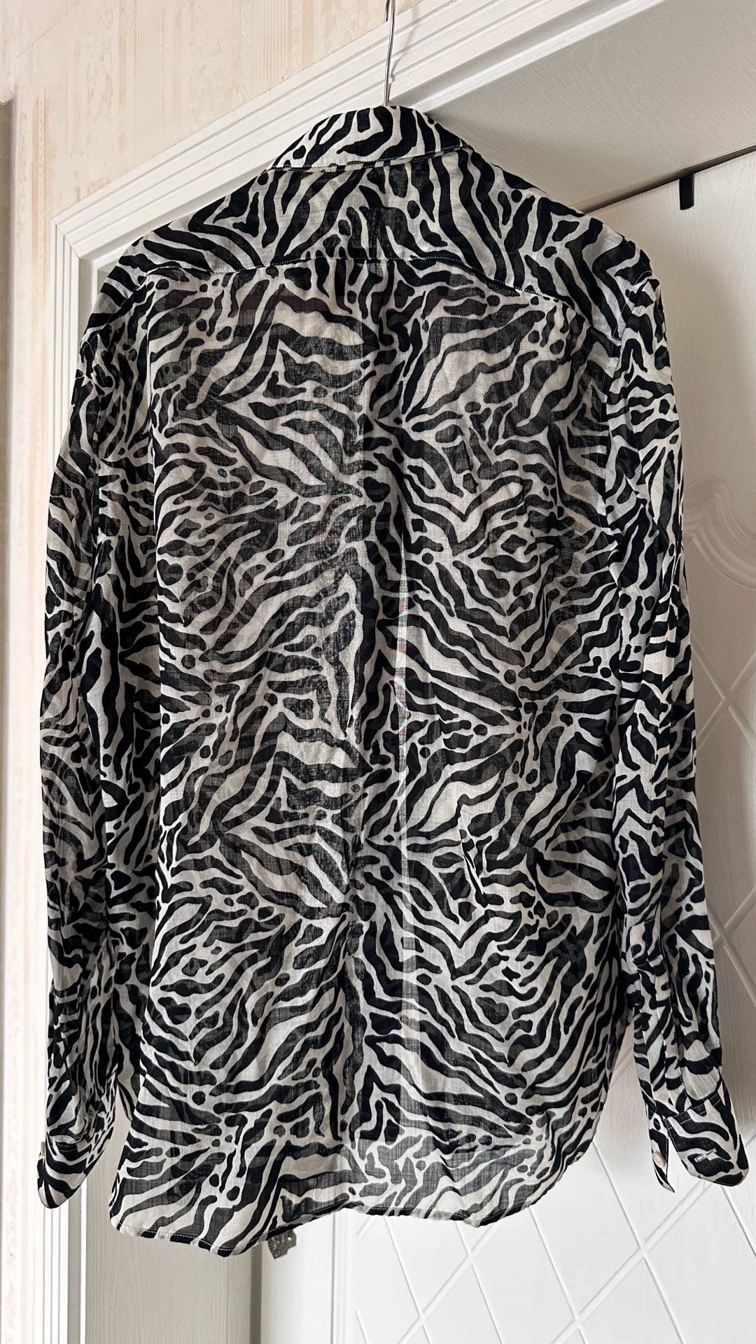 Saint Laurent Paris Tiger print shirt